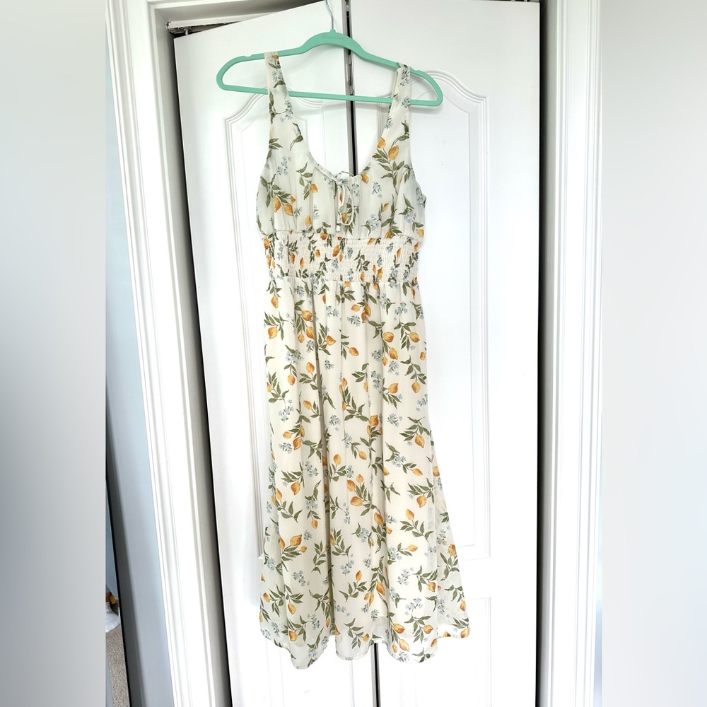 Floral Dress, Size L, Spaghetti Straps, Comfortable